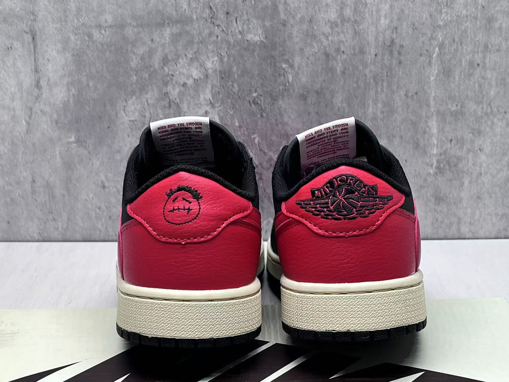 Nike Jordan Air Jordan 1 Retro Low OG 'Banned' Sneakers - Black / Varsity Red