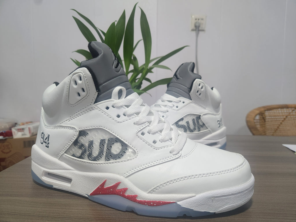 Supreme x Air Jordan 5 Retro "White"