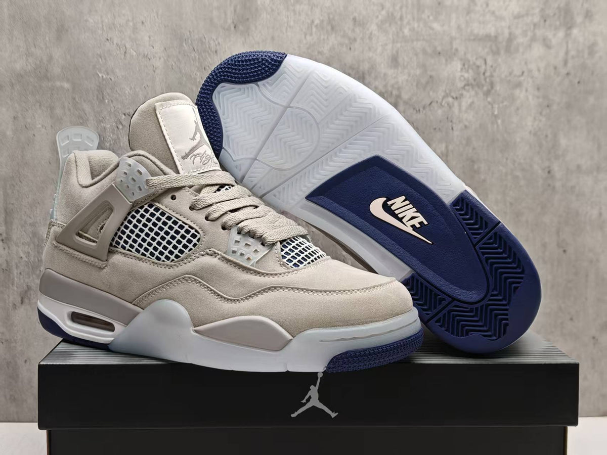 Air Jordan 4 Retro "Grey Navy"