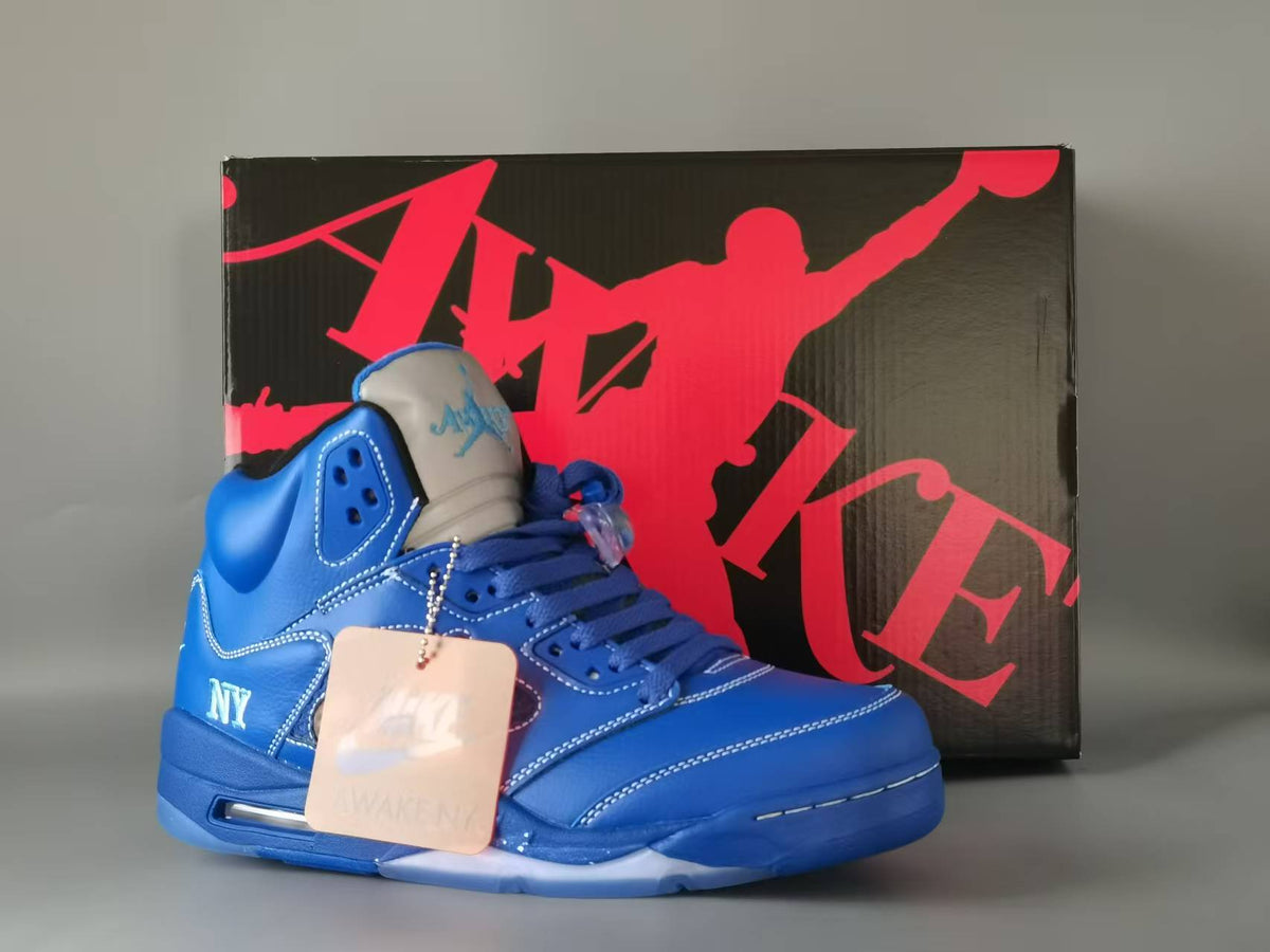 Awake NY x Air Jordan 5 Retro 'Boro - Racer Blue'