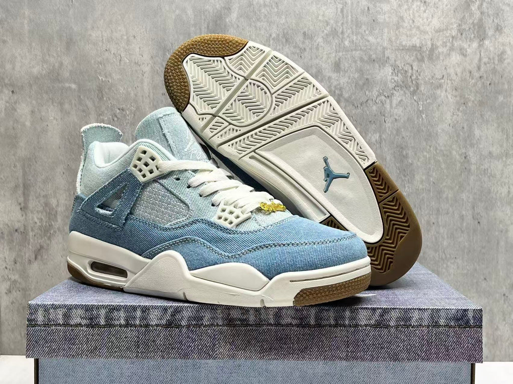 Women's Air Jordan 4 Retro TEX ‘Worn Blue Denim’