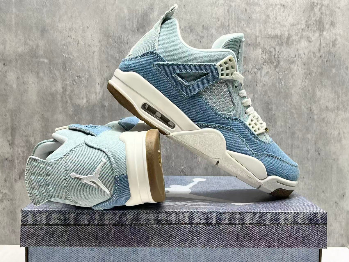 Women's Air Jordan 4 Retro TEX ‘Worn Blue Denim’
