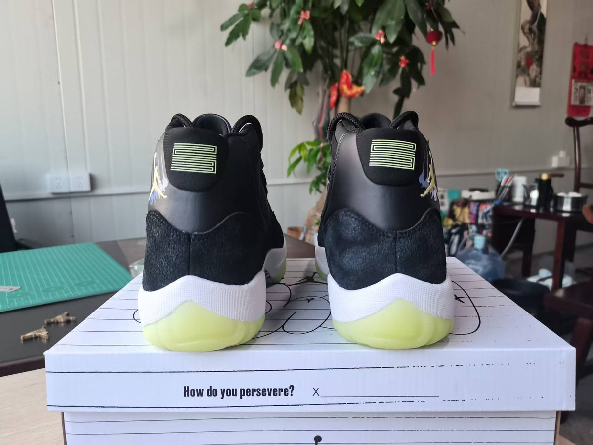 Air Jordan 11 "Inner Beast" Black Volt 2025