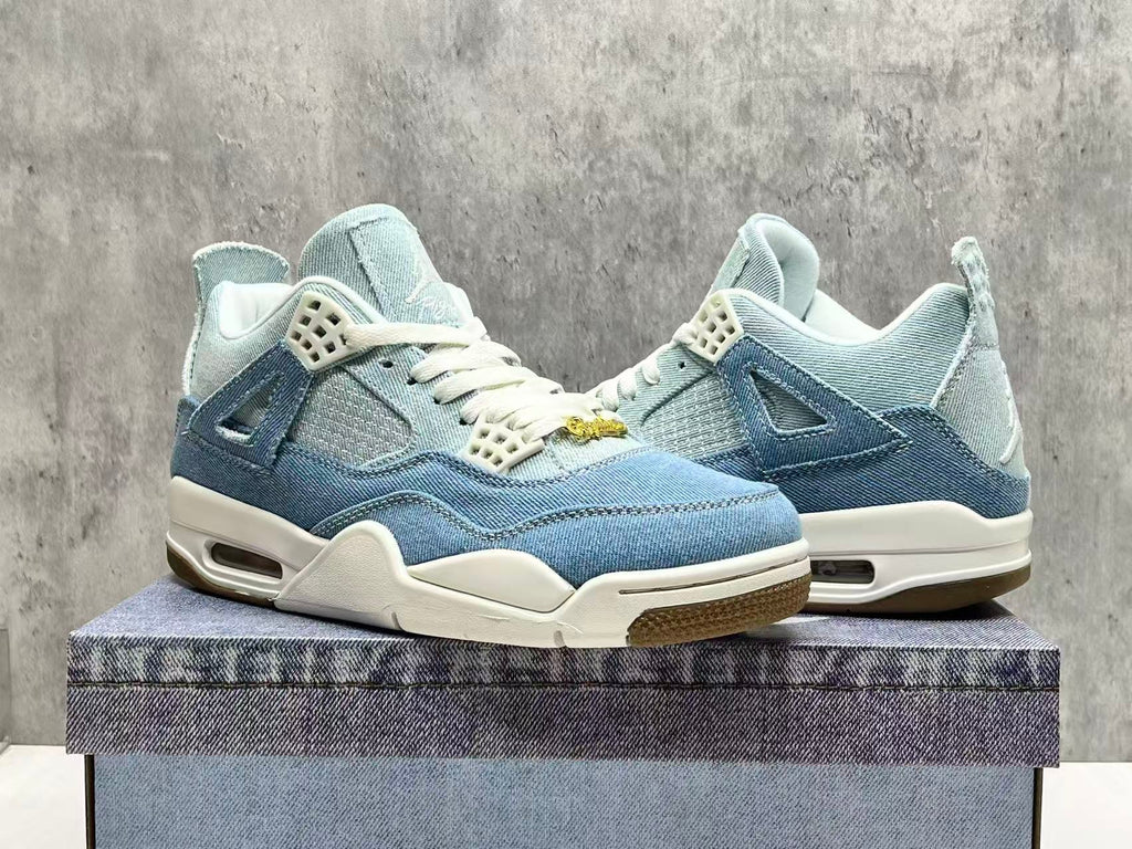 Women's Air Jordan 4 Retro TEX ‘Worn Blue Denim’