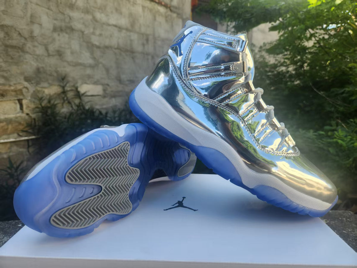 Air Jordan 11 Retro "Mirror Silver Blue"