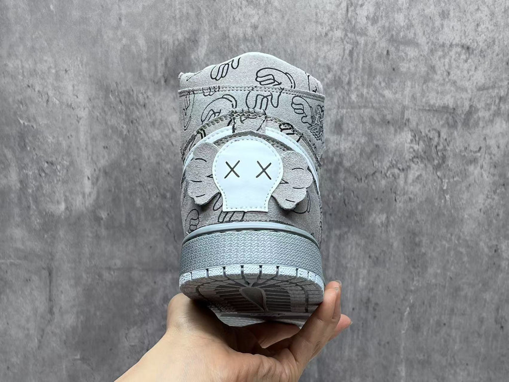 Off-White x Air Jordan 1 Retro High OG 'Gray' 2018