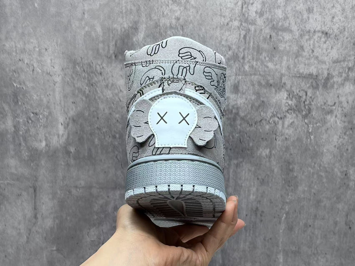 Off-White x Air Jordan 1 Retro High OG 'Gray' 2018